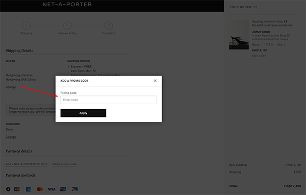 NET-A-PORTER Promo Code NET-A-PORTER Promo Code