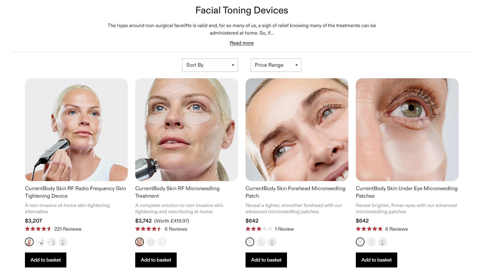Facial Cleansing and Skin Treatment Tools CurrentBody Facial Cleansing and Skin Treatment Tools