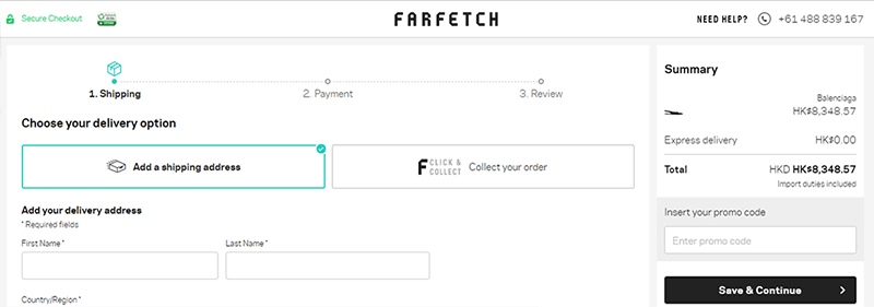 Farfetch Shopping Cart Promo Code